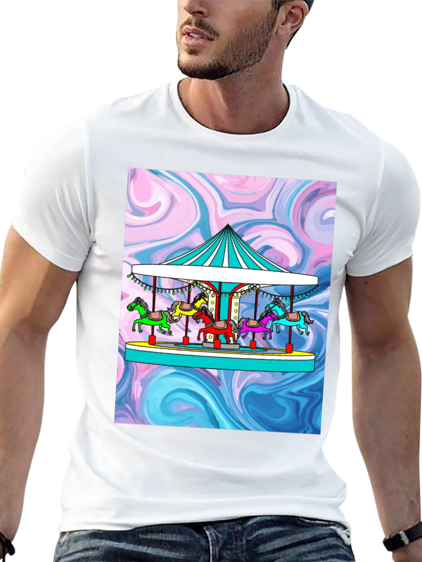 Carousel Horse T-Shirt: Fun & Unique Design