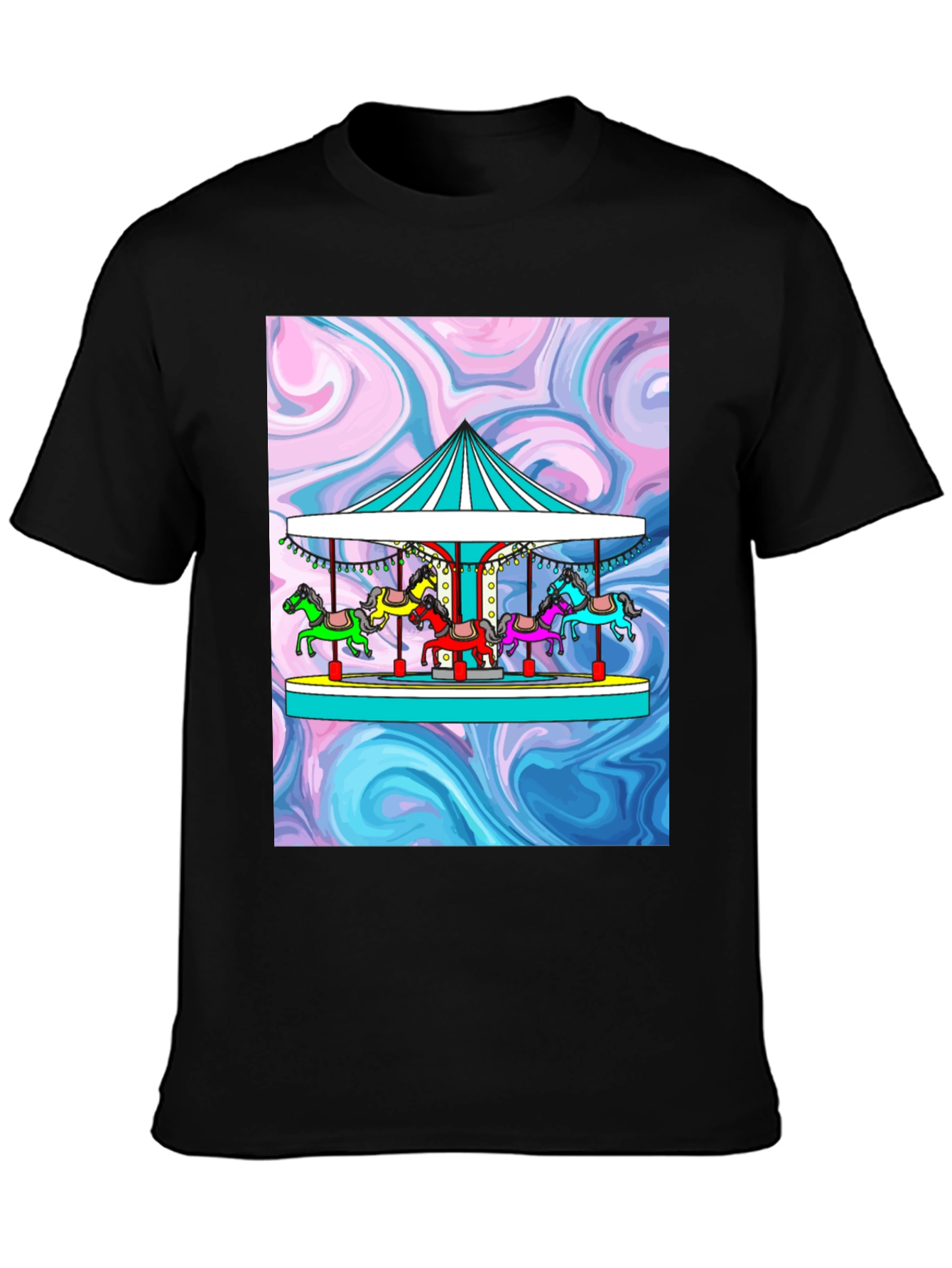 Carousel Horse T-Shirt: Fun & Unique Design