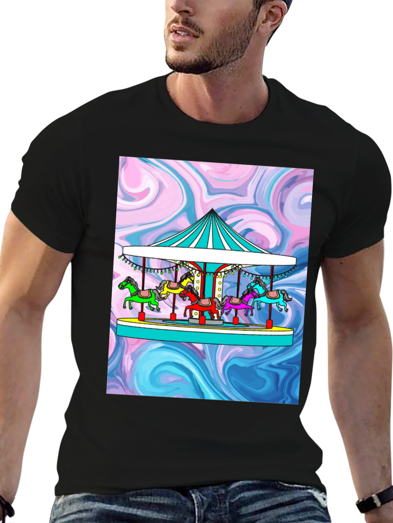 Carousel Horse T-Shirt: Fun & Unique Design