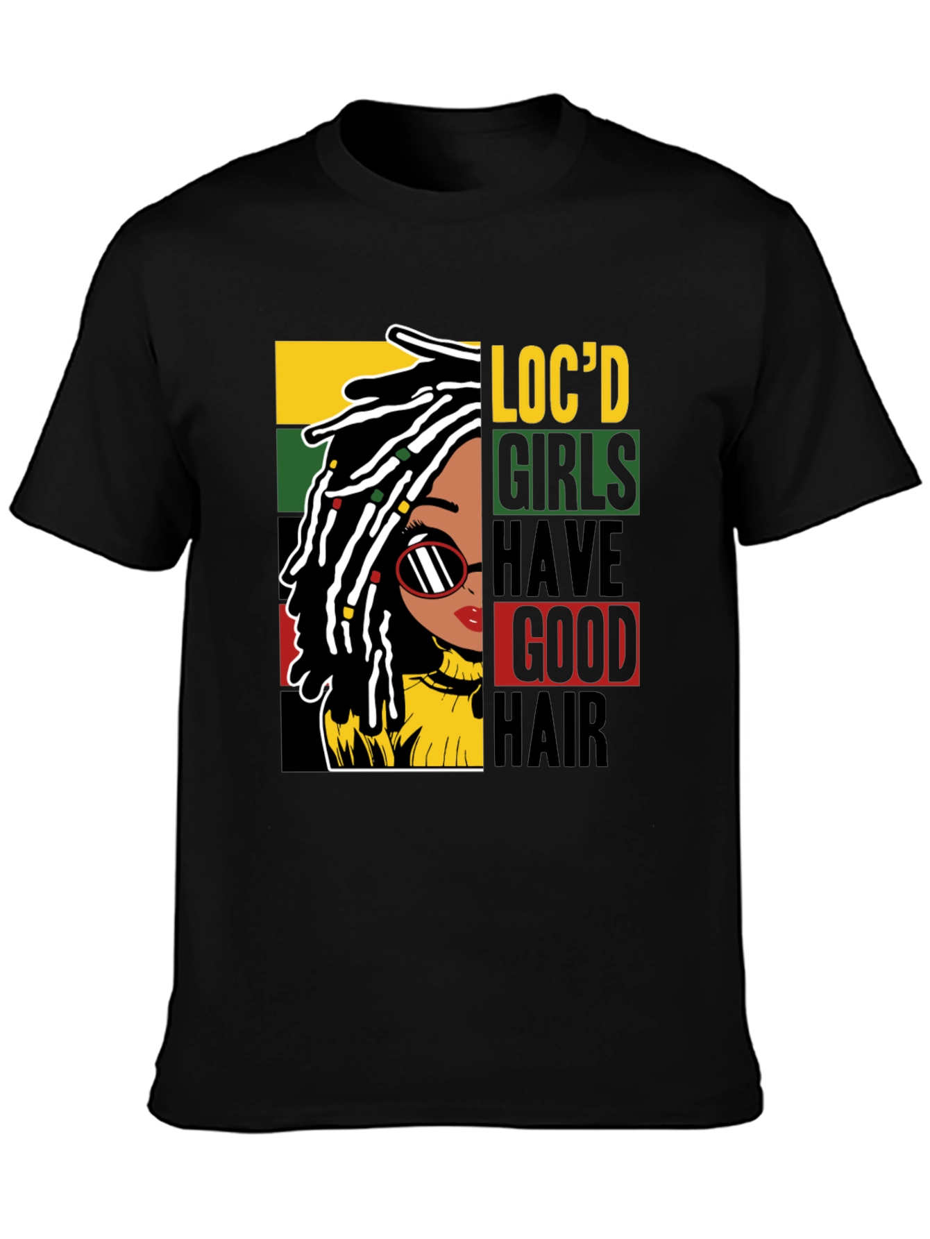 Locd Girls Good Hair Graphic T-Shirt