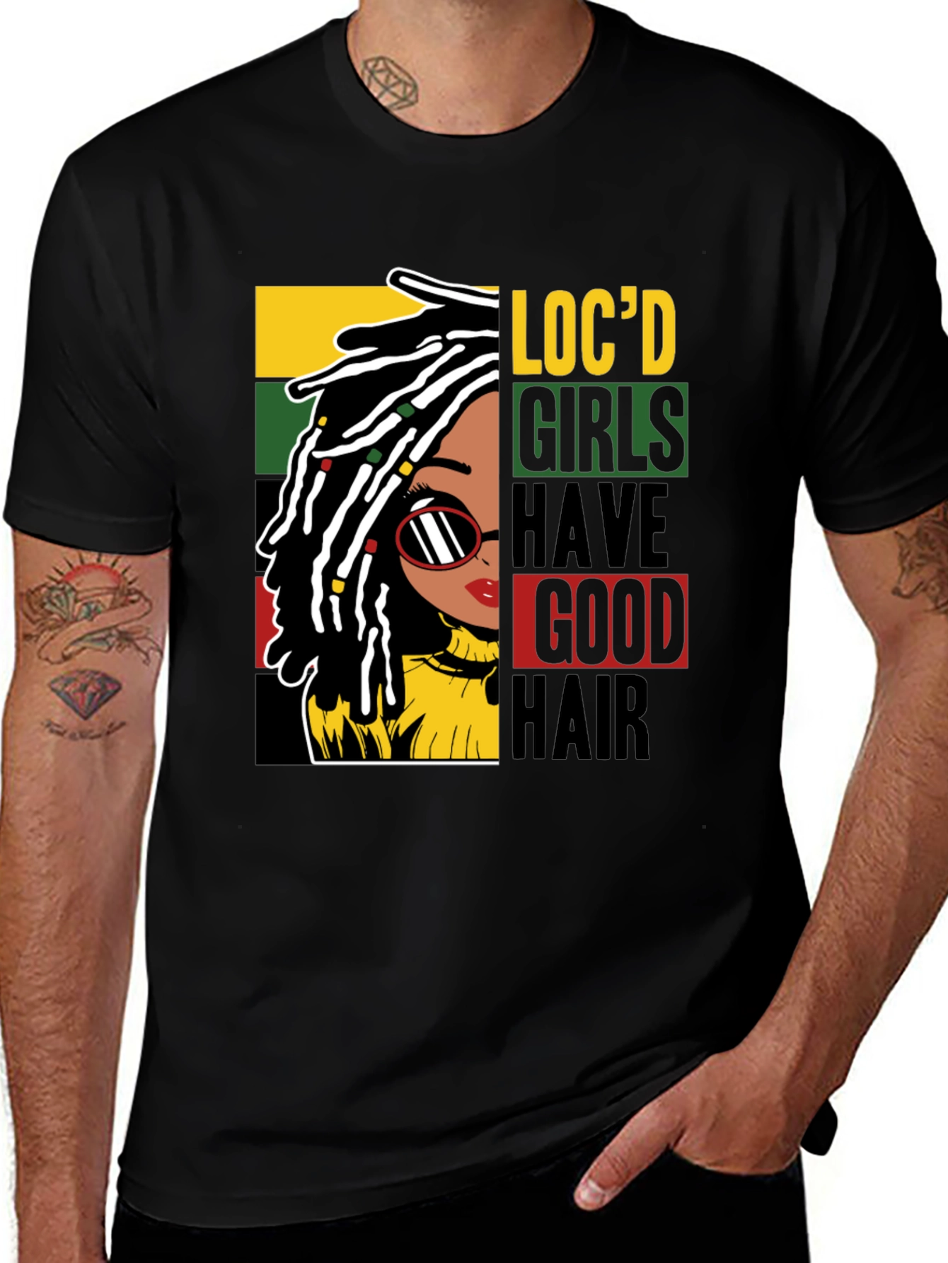 Locd Girls Good Hair Graphic T-Shirt