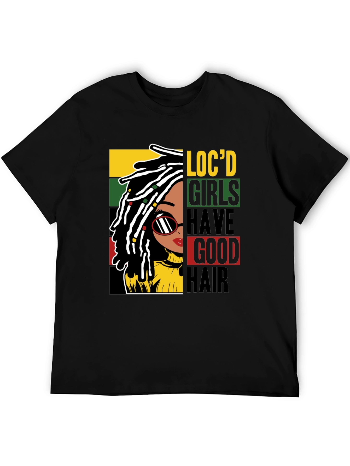 Locd Girls Good Hair Graphic T-Shirt
