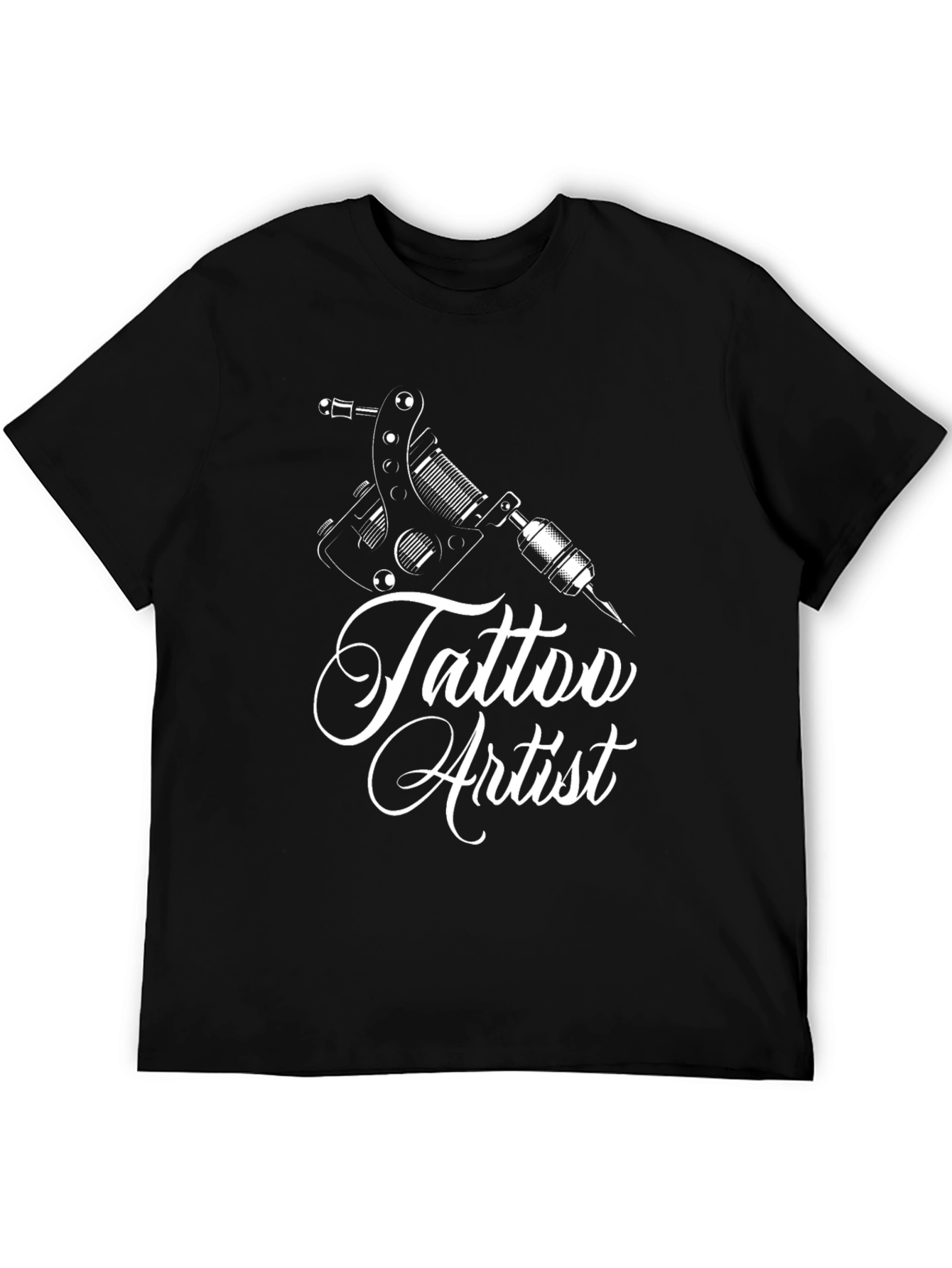 Tattoo Artist Graphic T-Shirt - Black Cotton Tee