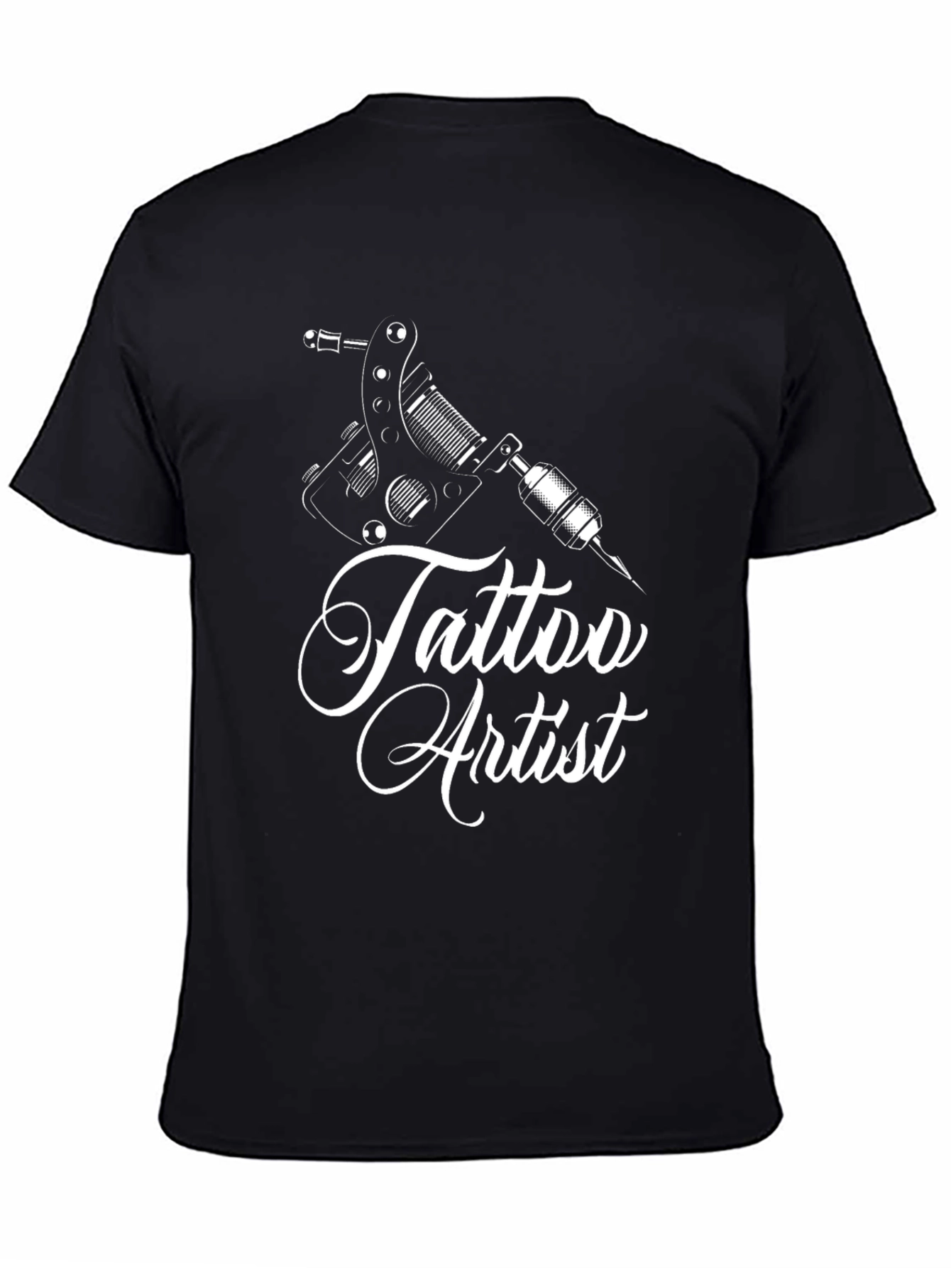 Tattoo Artist Graphic T-Shirt - Black Cotton Tee