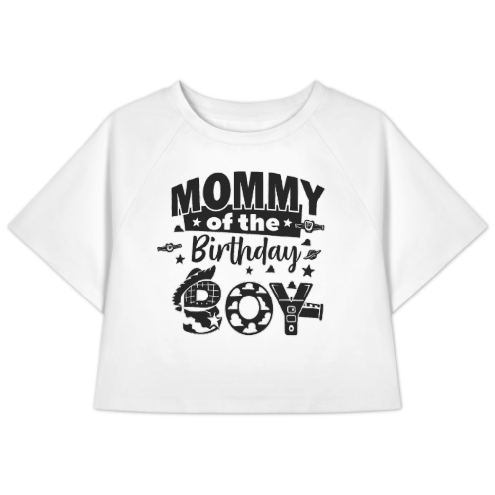 Mommy Of The Birthday Boy Shirt, Cute Birthday Mom Graphic Tee, Birthday Party Mom Top, Fun Family Celebration Apparel, Matching Birthday Outfit T-Shirt(z487)