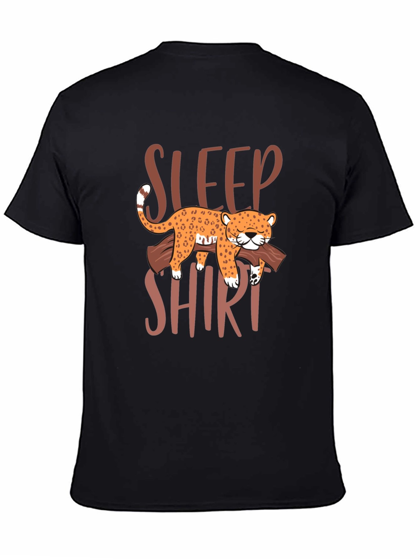 Sleep Shirt Leopard Graphic Tee