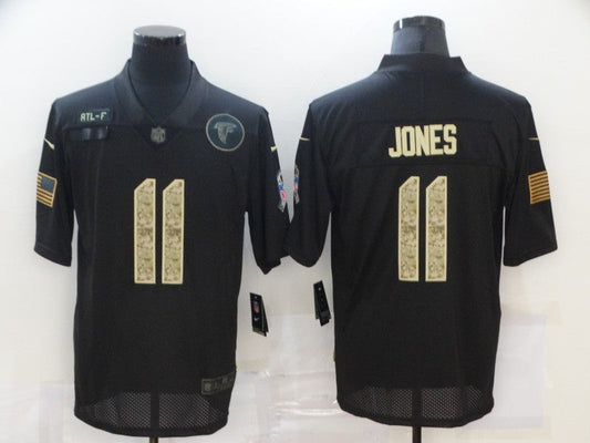 Men's Atlanta Falcons #11 Julio Jones Black Game Player Jerseys