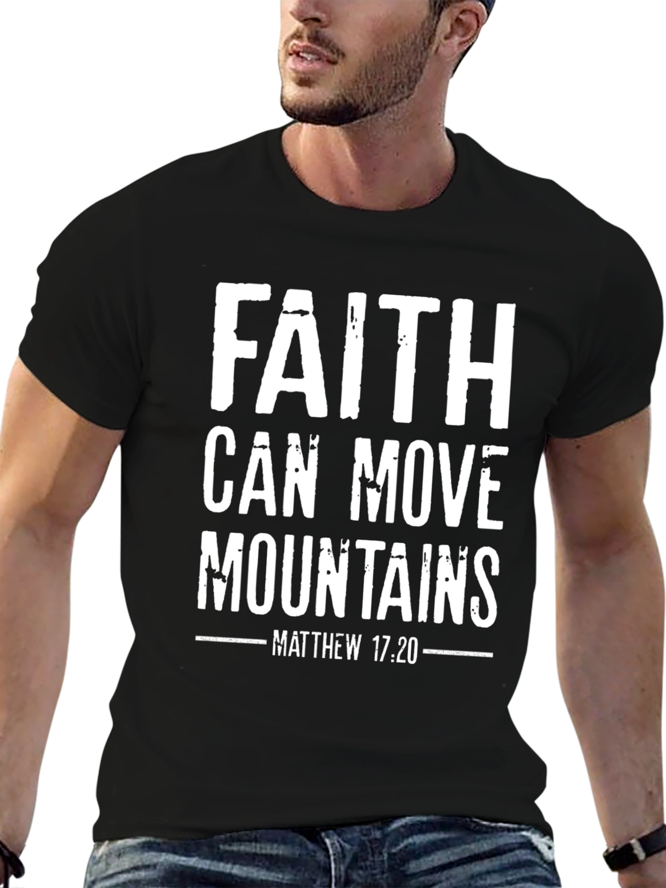 Faith Can Move Mountains Graphic T-Shirt