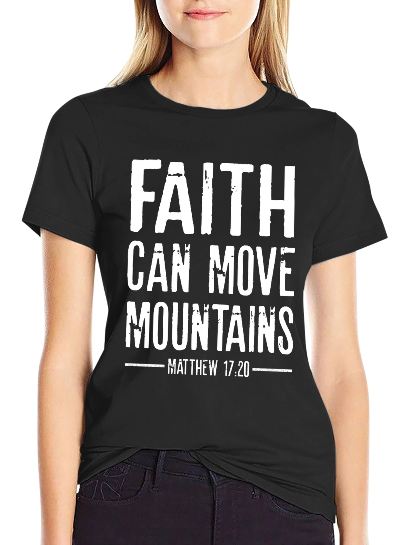 Faith Can Move Mountains Graphic T-Shirt