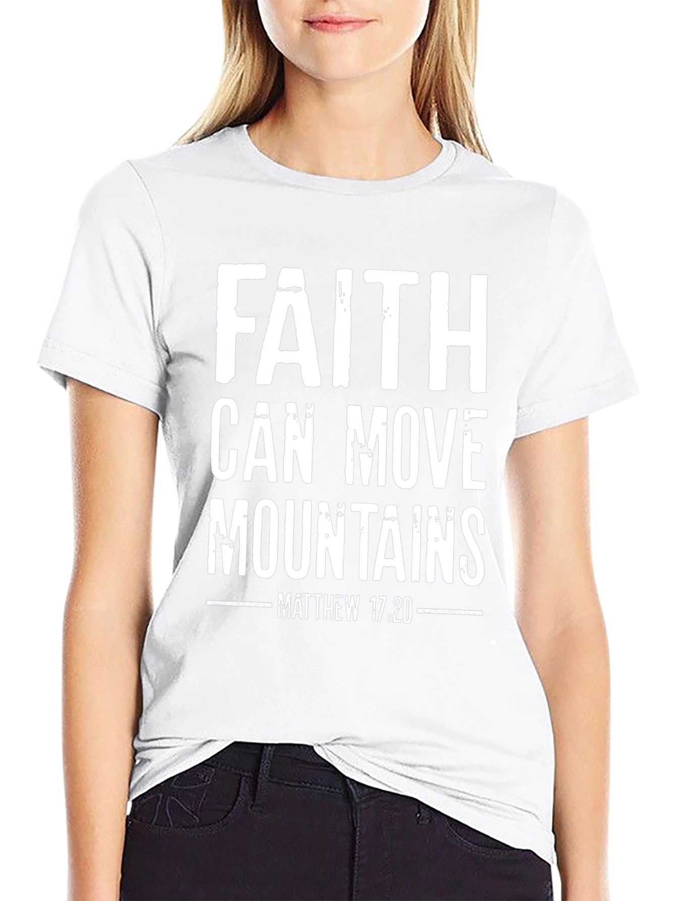 Faith Can Move Mountains Graphic T-Shirt