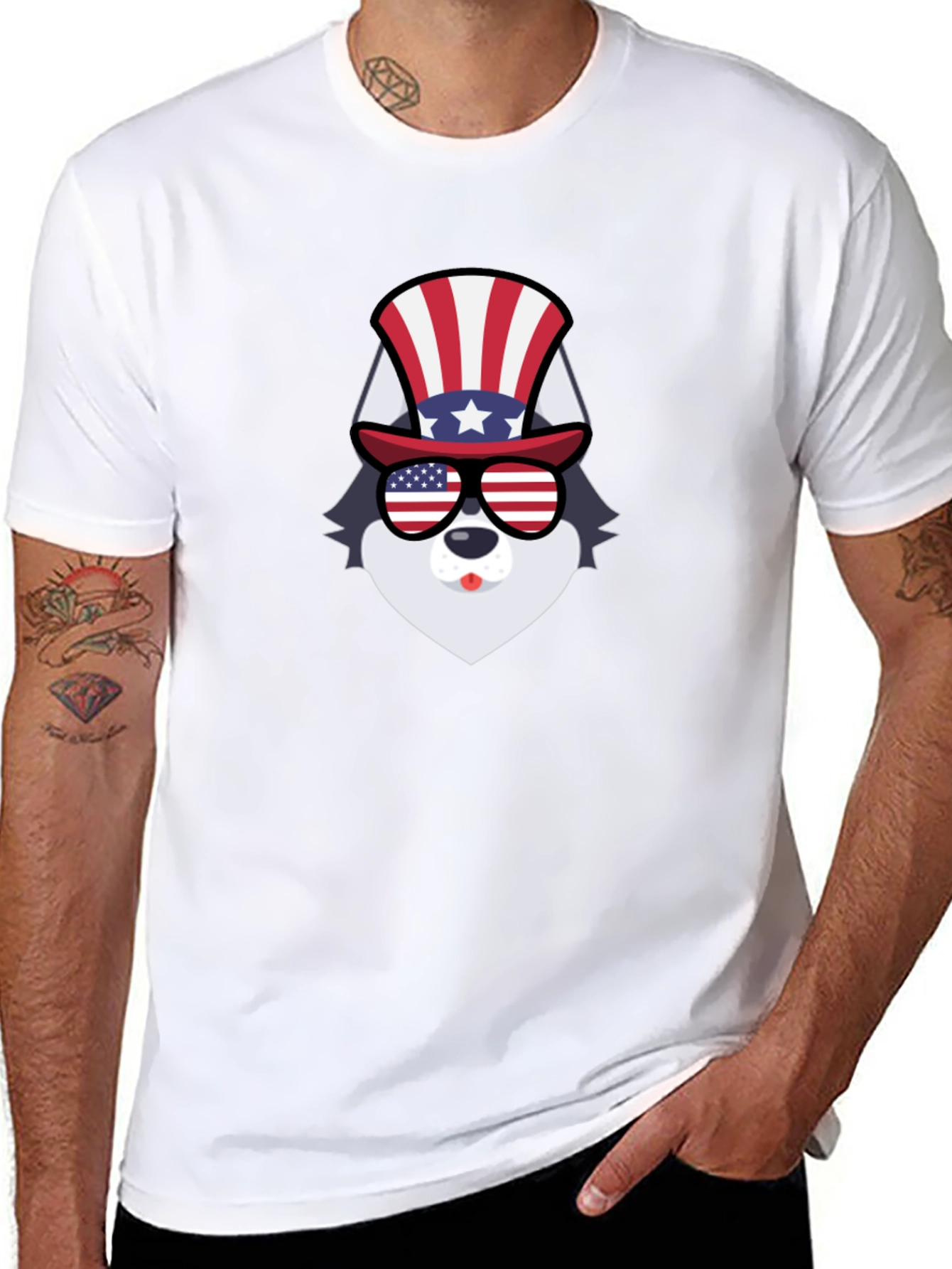 Patriotic Dog T-Shirt