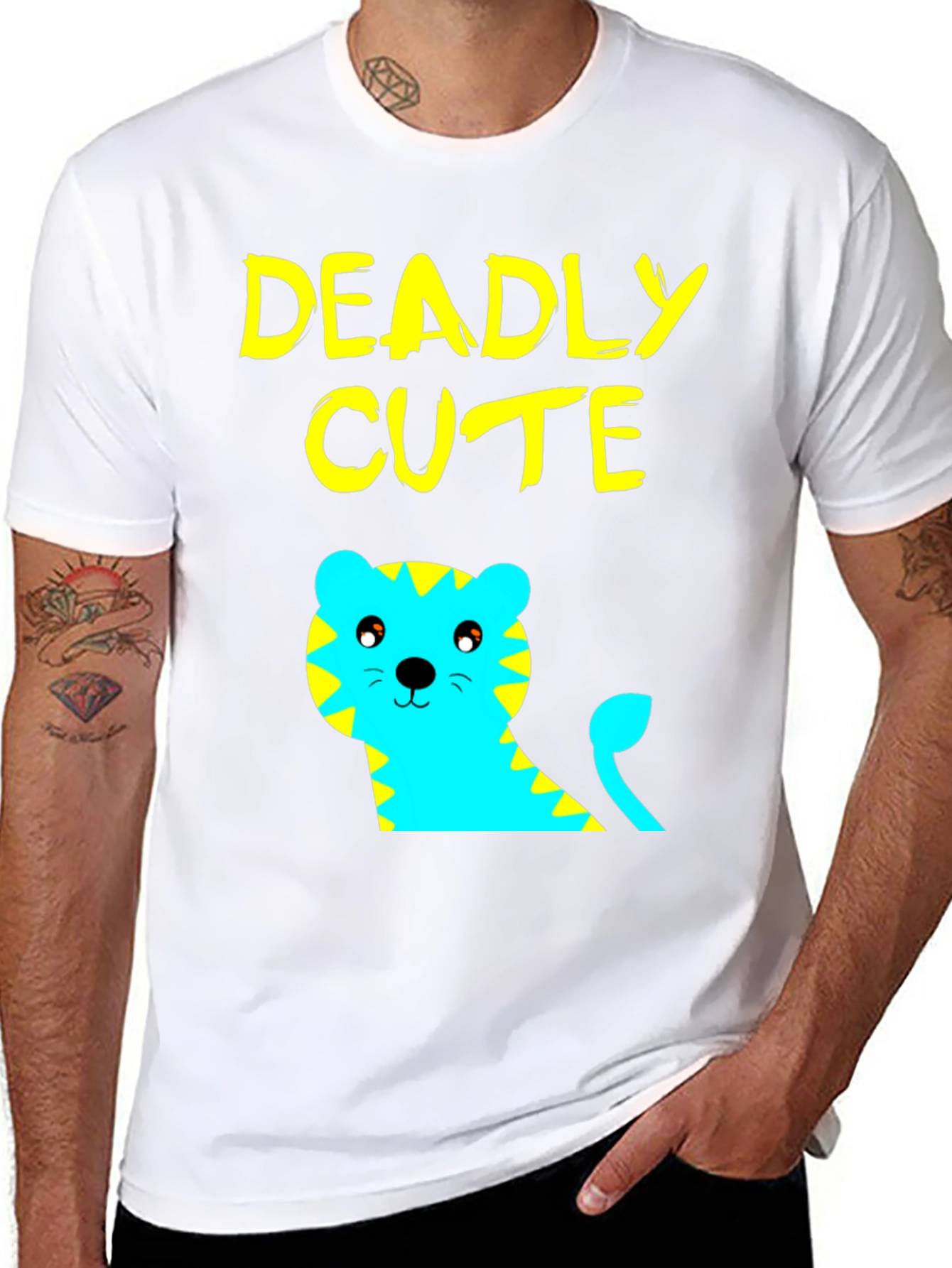 Deadly Cute Tiger Graphic Tee