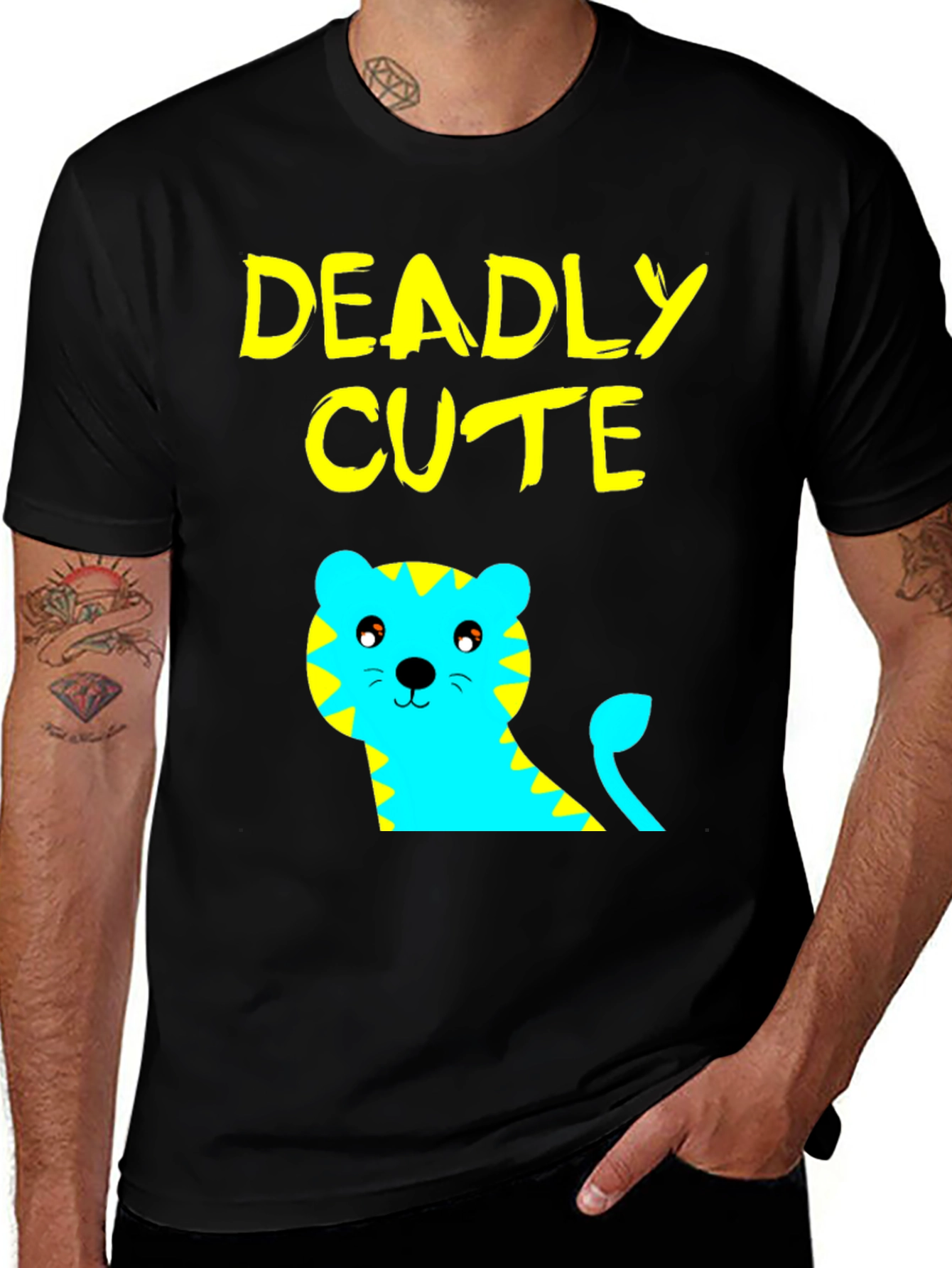 Deadly Cute Tiger Graphic Tee