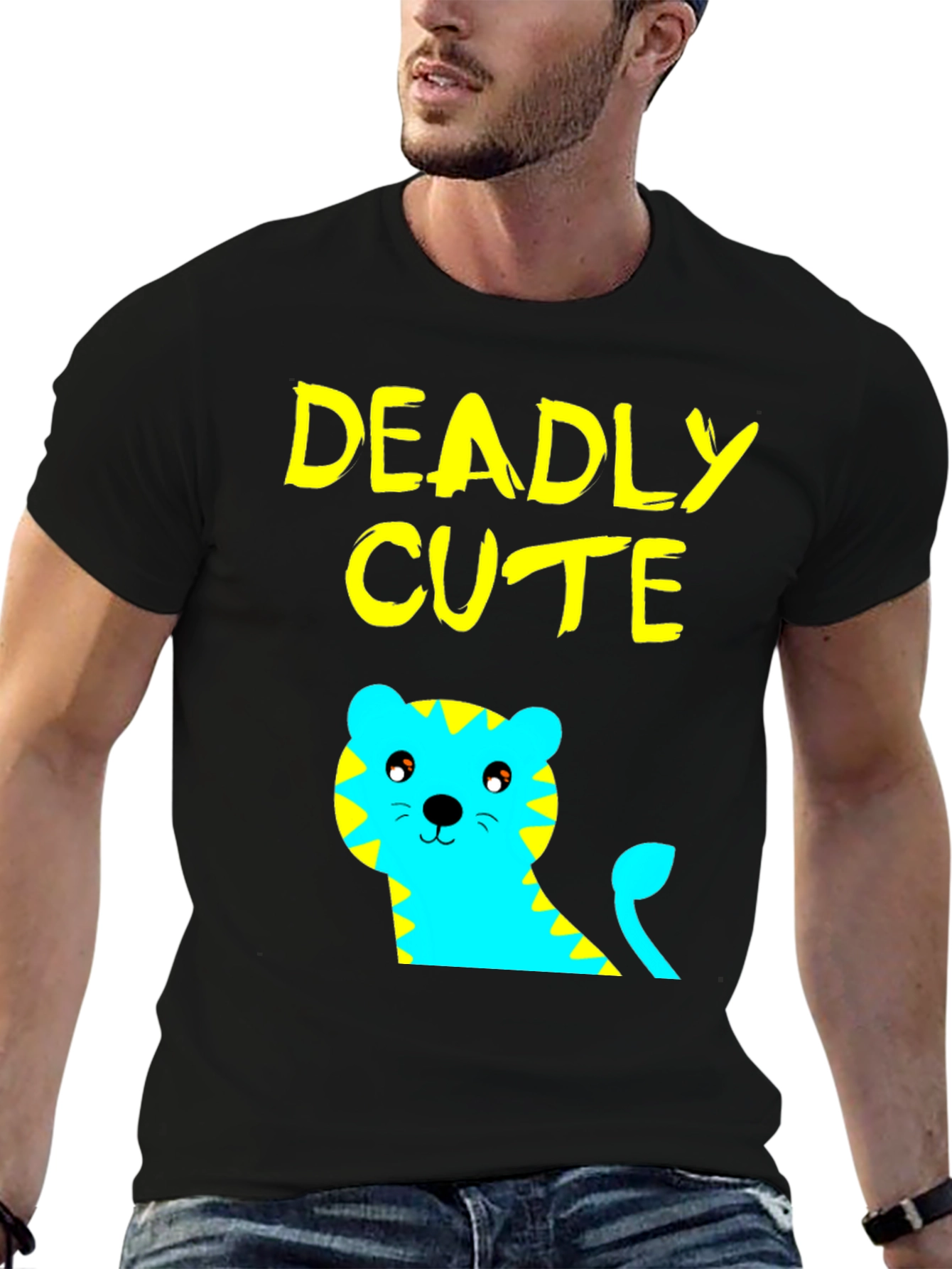 Deadly Cute Tiger Graphic Tee