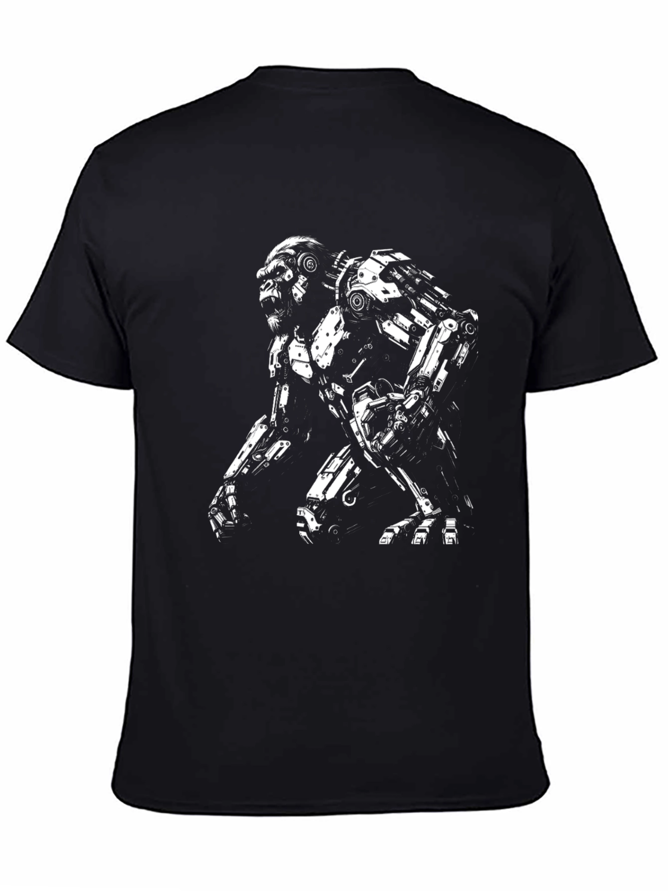 Cyborg Gorilla Graphic T-Shirt
