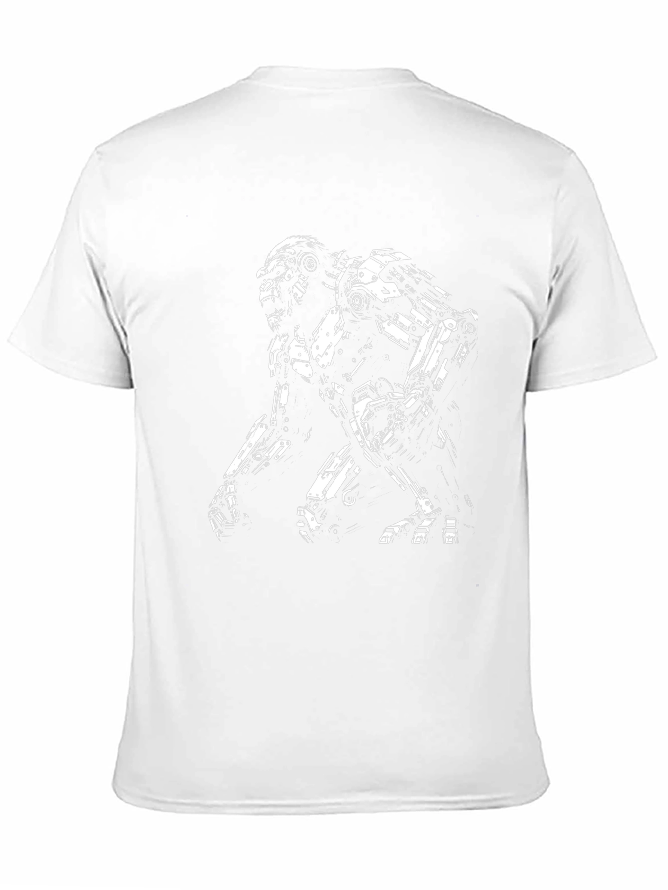 Cyborg Gorilla Graphic T-Shirt