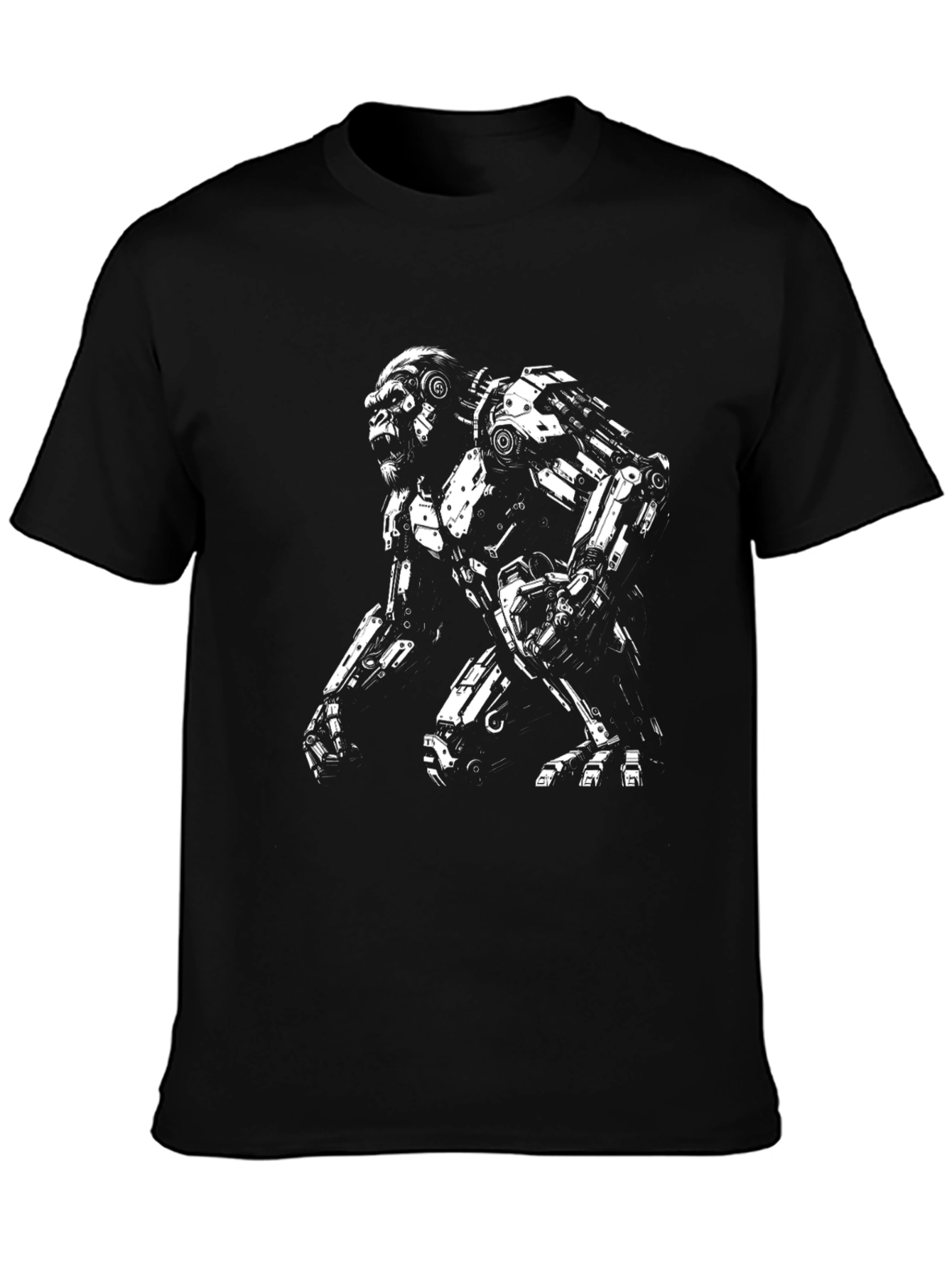 Cyborg Gorilla Graphic T-Shirt