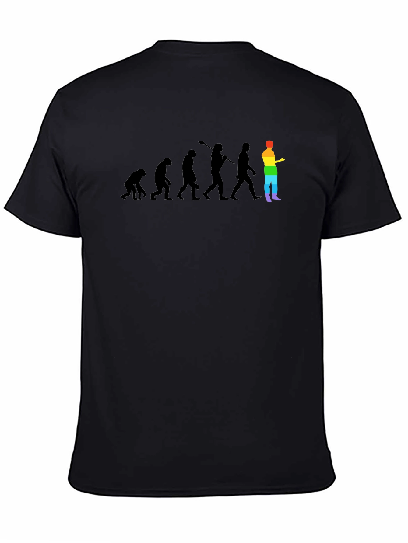 Evolution Rainbow Pride T-Shirt - Stylish & Comfortable