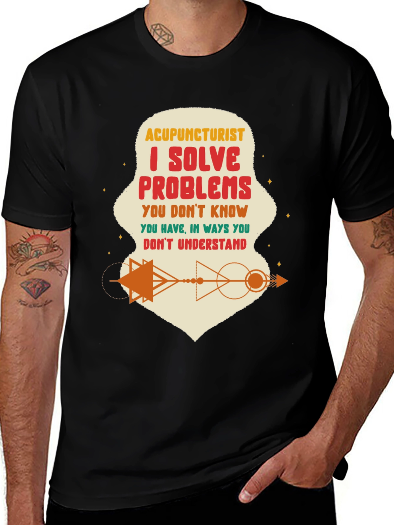 Acupuncturist I Solve Problems Graphic Tee