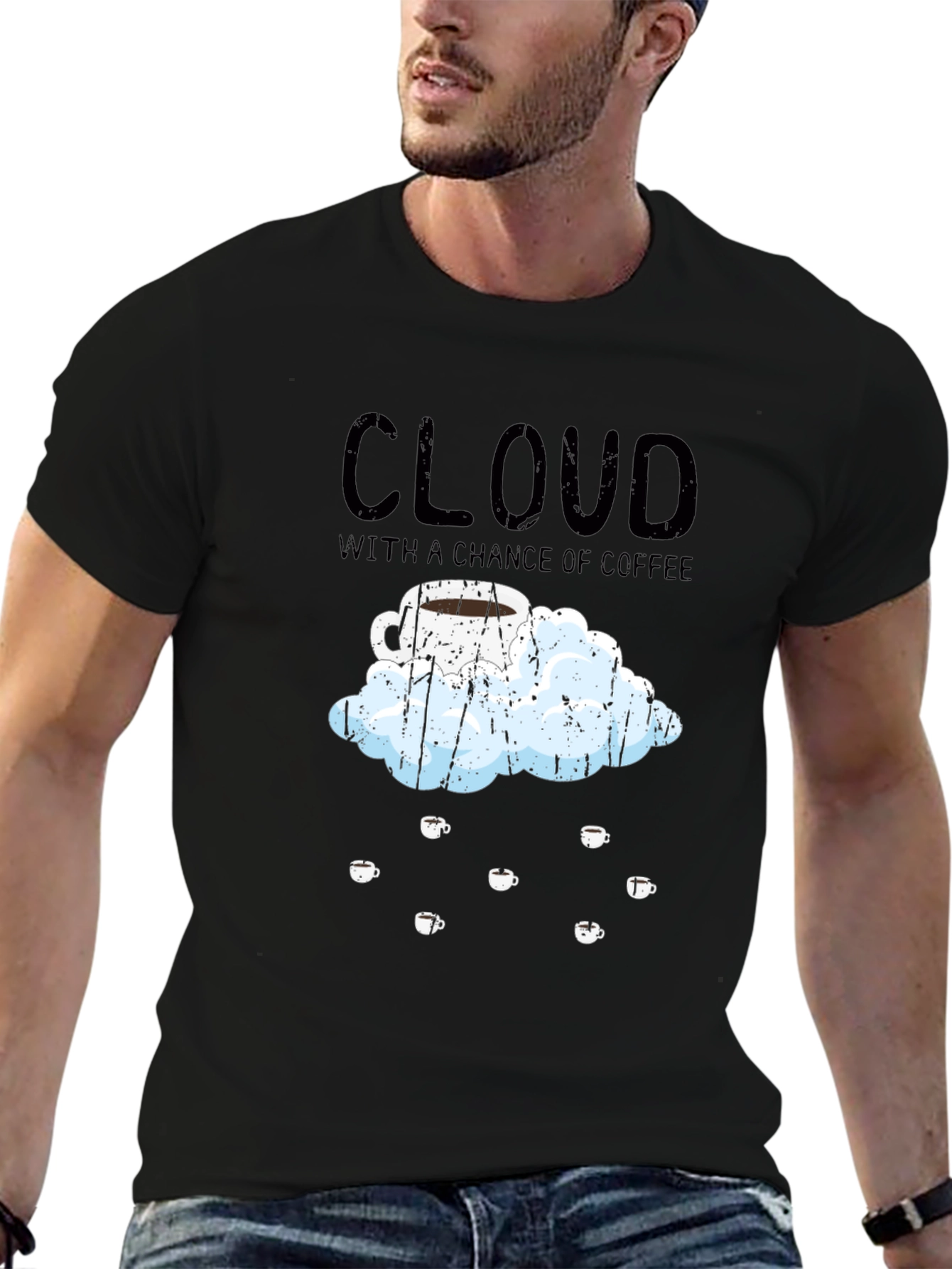 Cloud With A Chance of Coffee T-Shirt