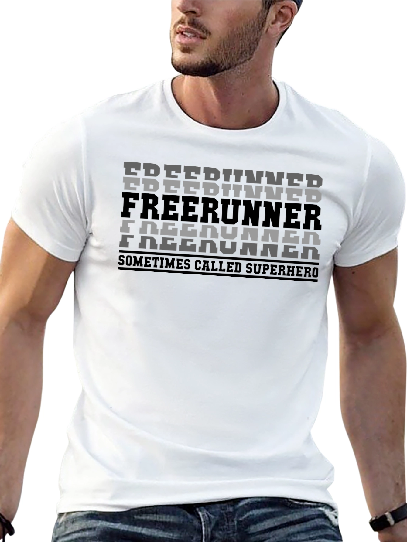 Freerunner Superhero Graphic T-Shirt