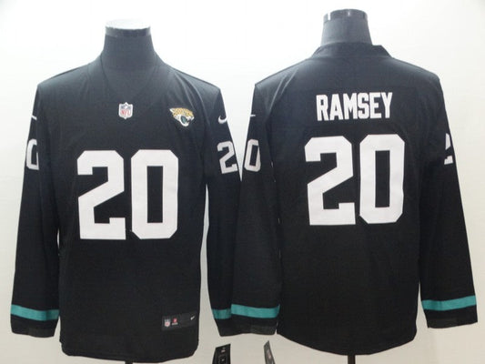 Men's Jacksonville Jaguars #20 Jalen Ramsey Black Player Game Jerseys