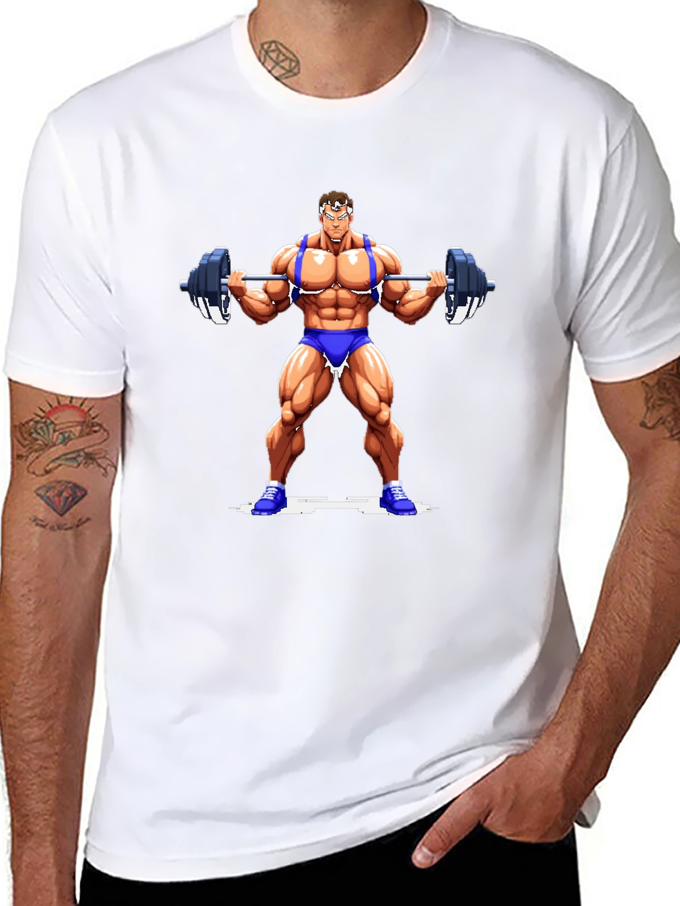 Bodybuilder Graphic T-Shirt - Fitness Apparel