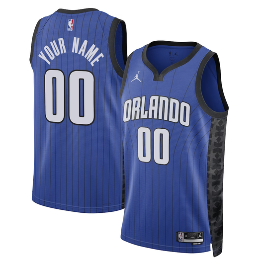 Men's Orlando Magic Royal 2022/23 Swingman Custom Jerseys - Statement Edition