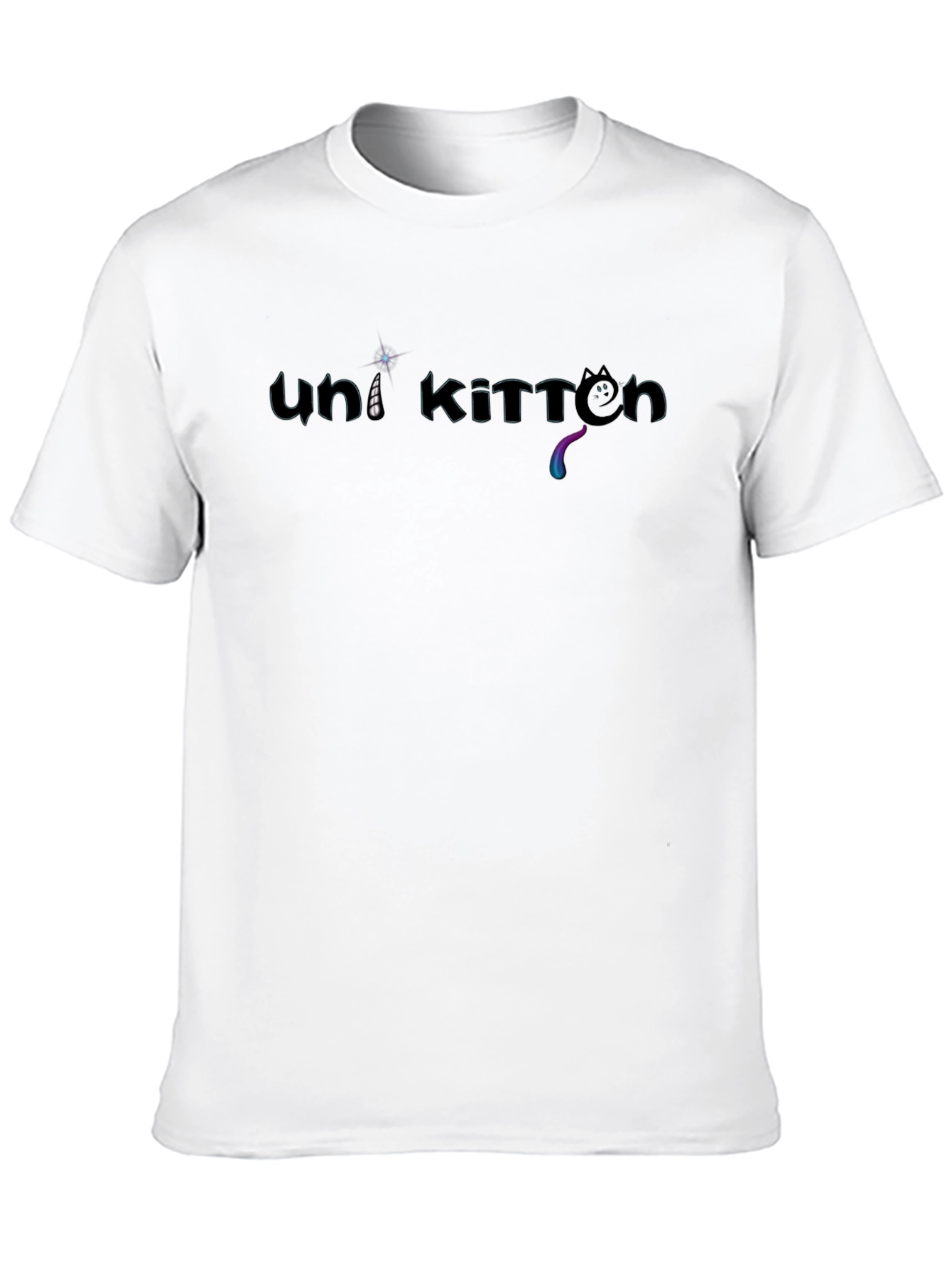 Uni Kitten Black T-Shirt