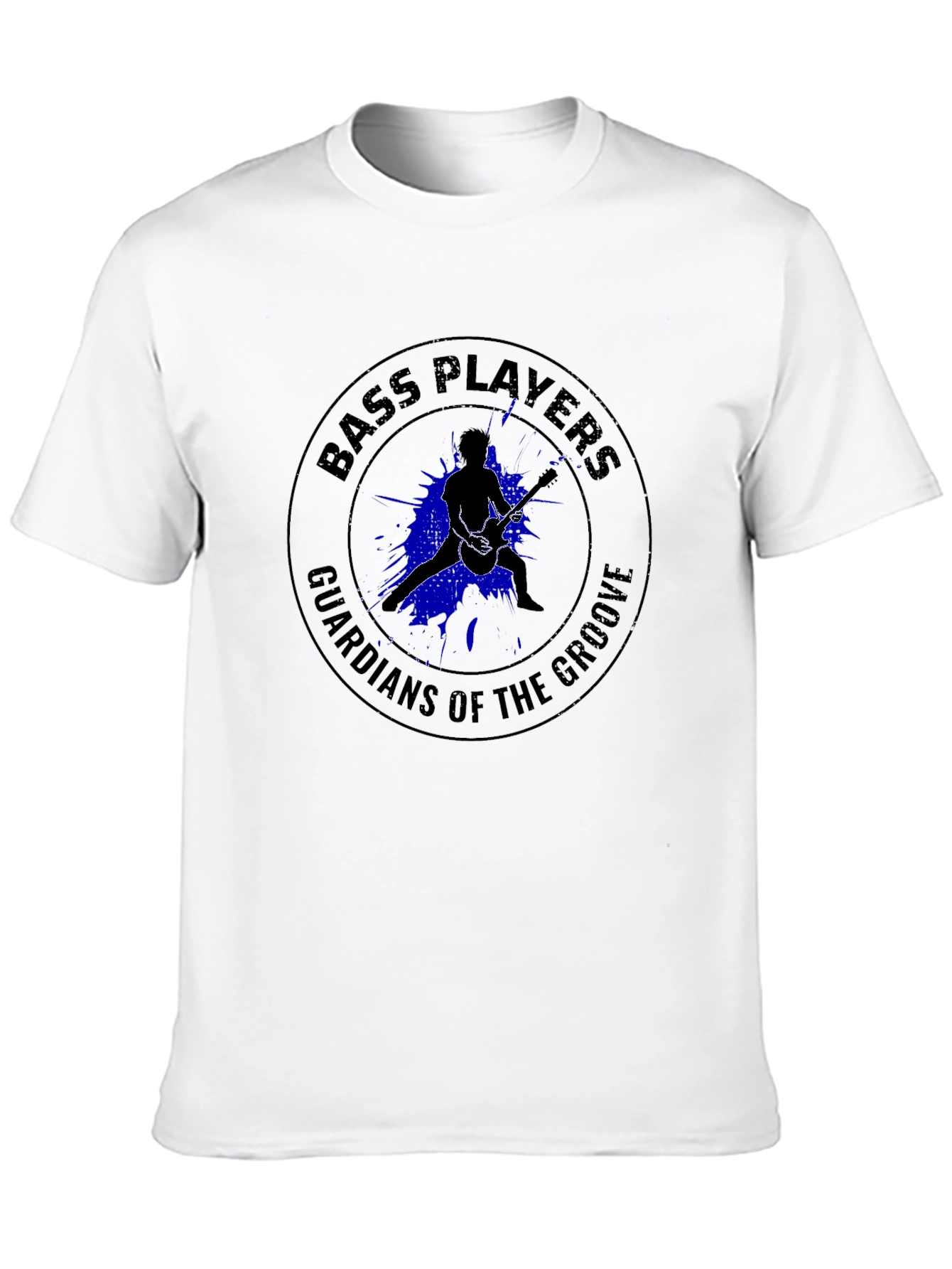 Bass Players Guardians of the Groove Black T-Shirt