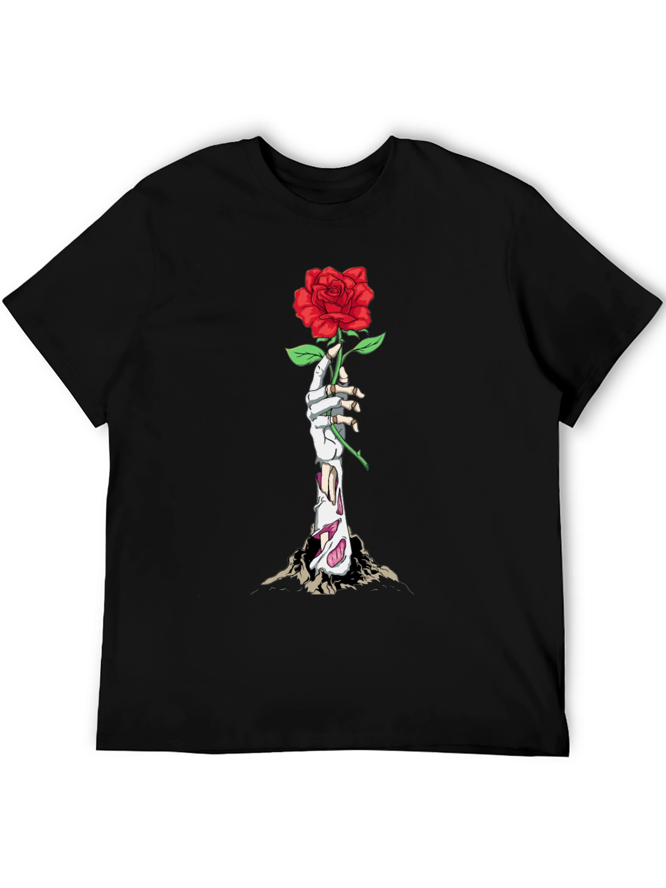Rose Zombie Hand T-Shirt