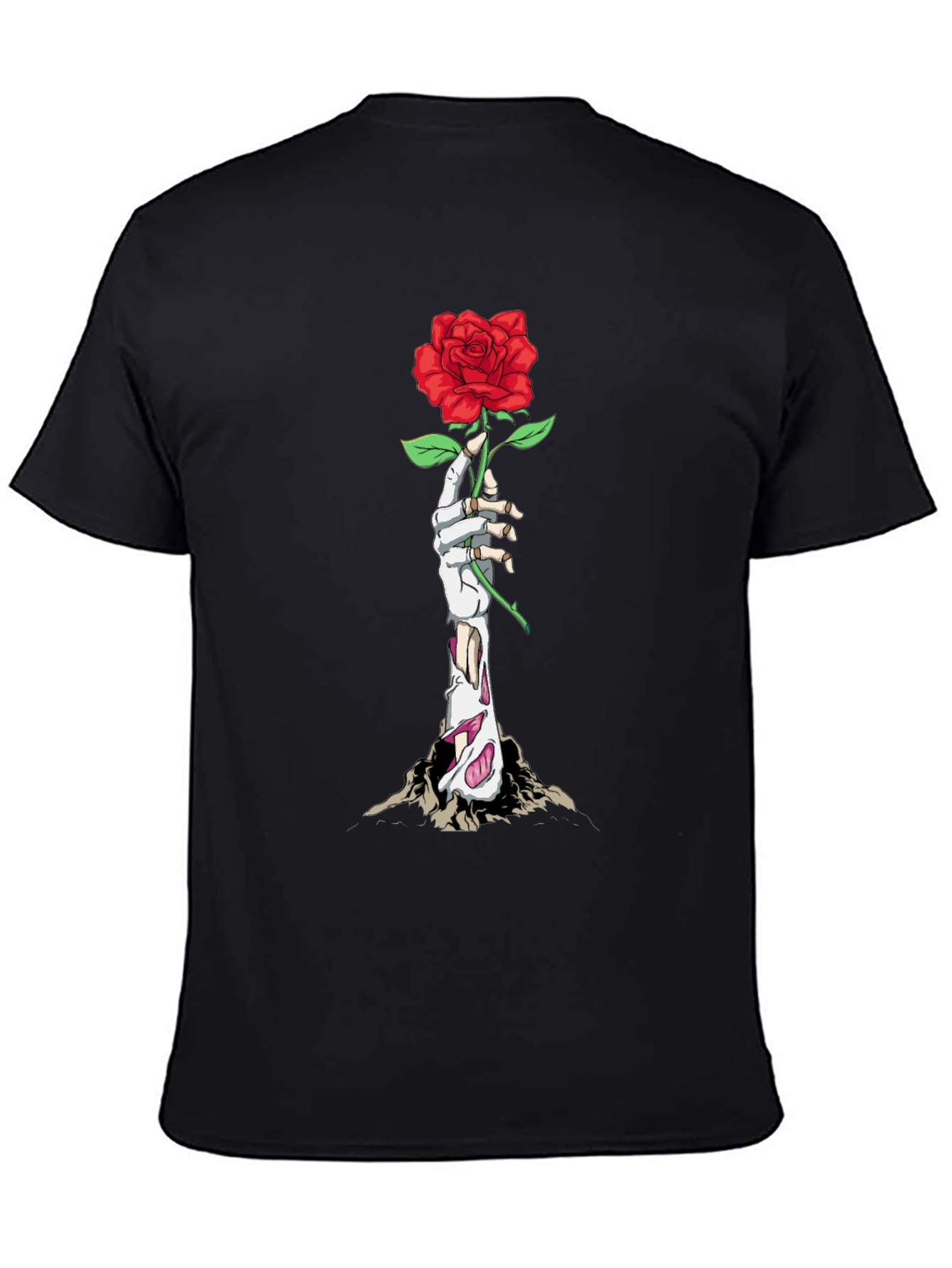 Rose Zombie Hand T-Shirt