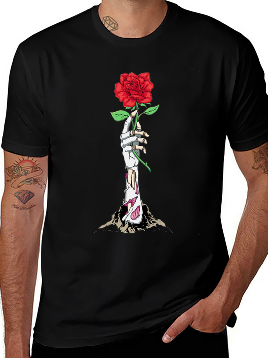 Rose Zombie Hand T-Shirt