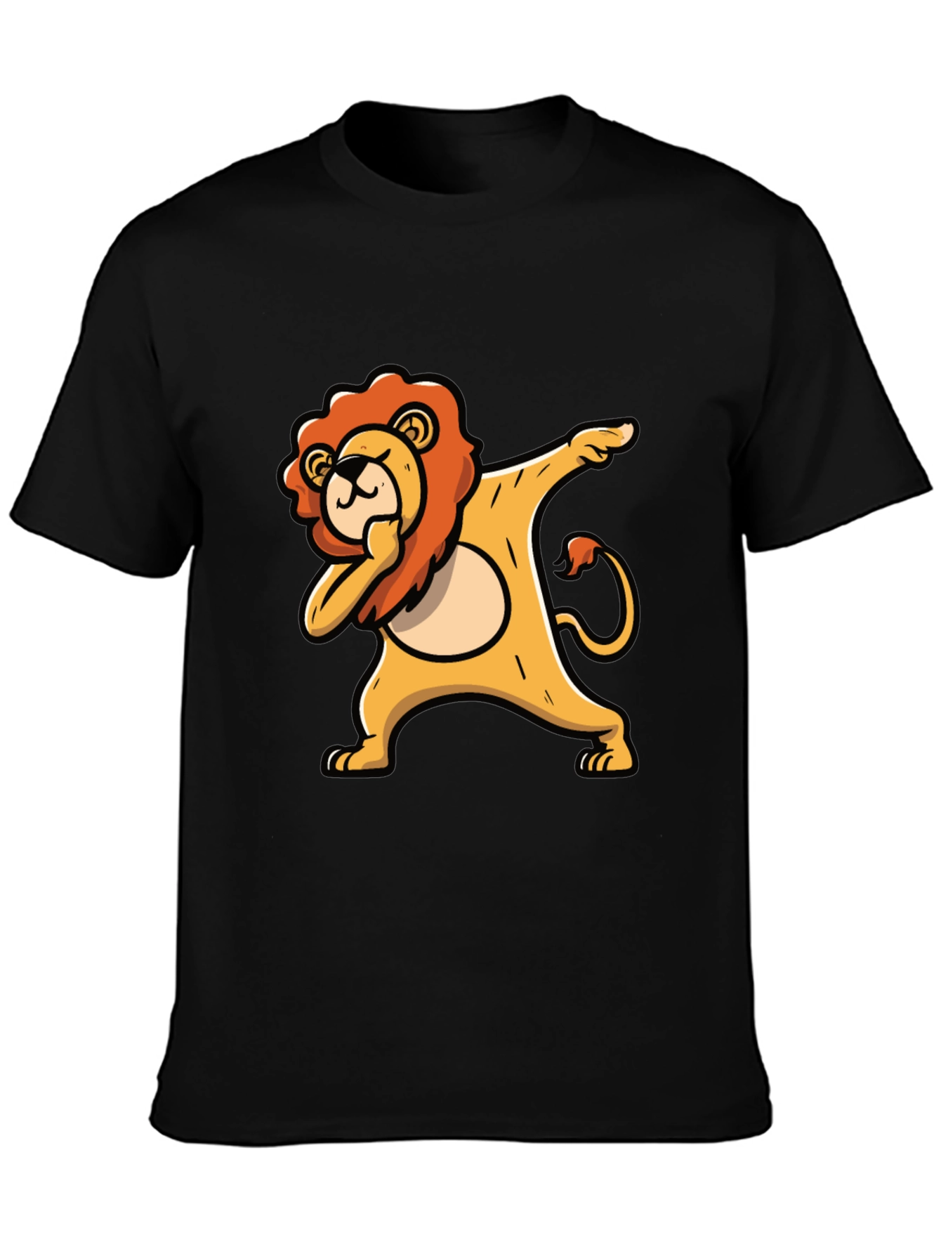 Lion Dab Dance Graphic T-Shirt