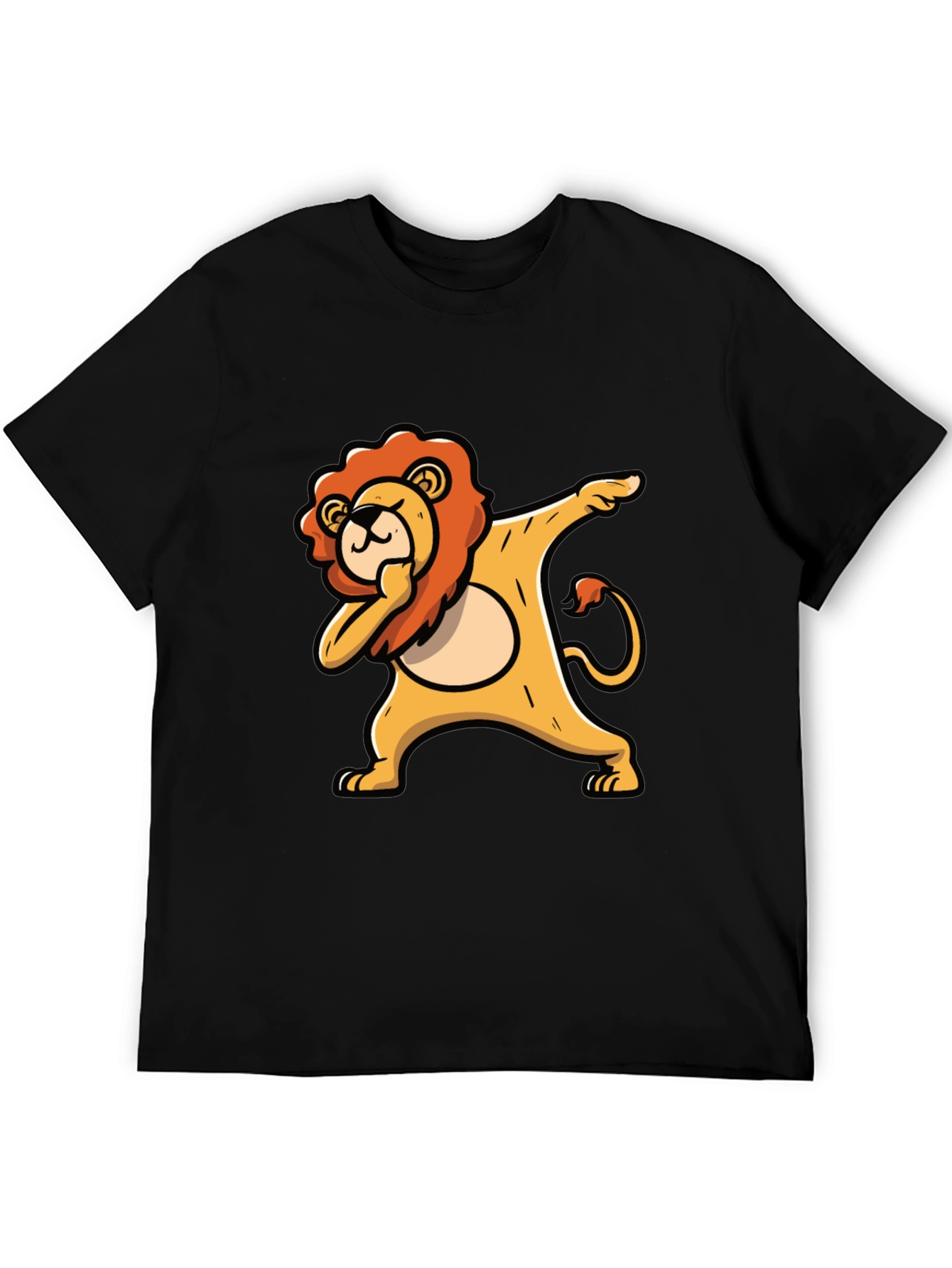 Lion Dab Dance Graphic T-Shirt
