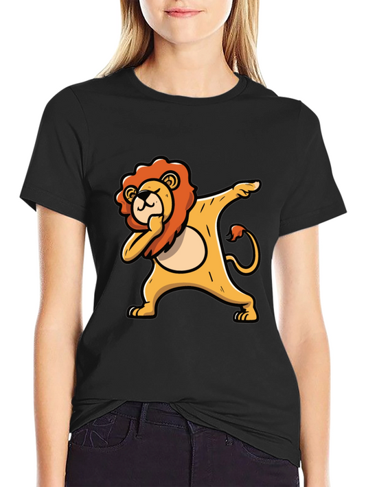 Lion Dab Dance Graphic T-Shirt