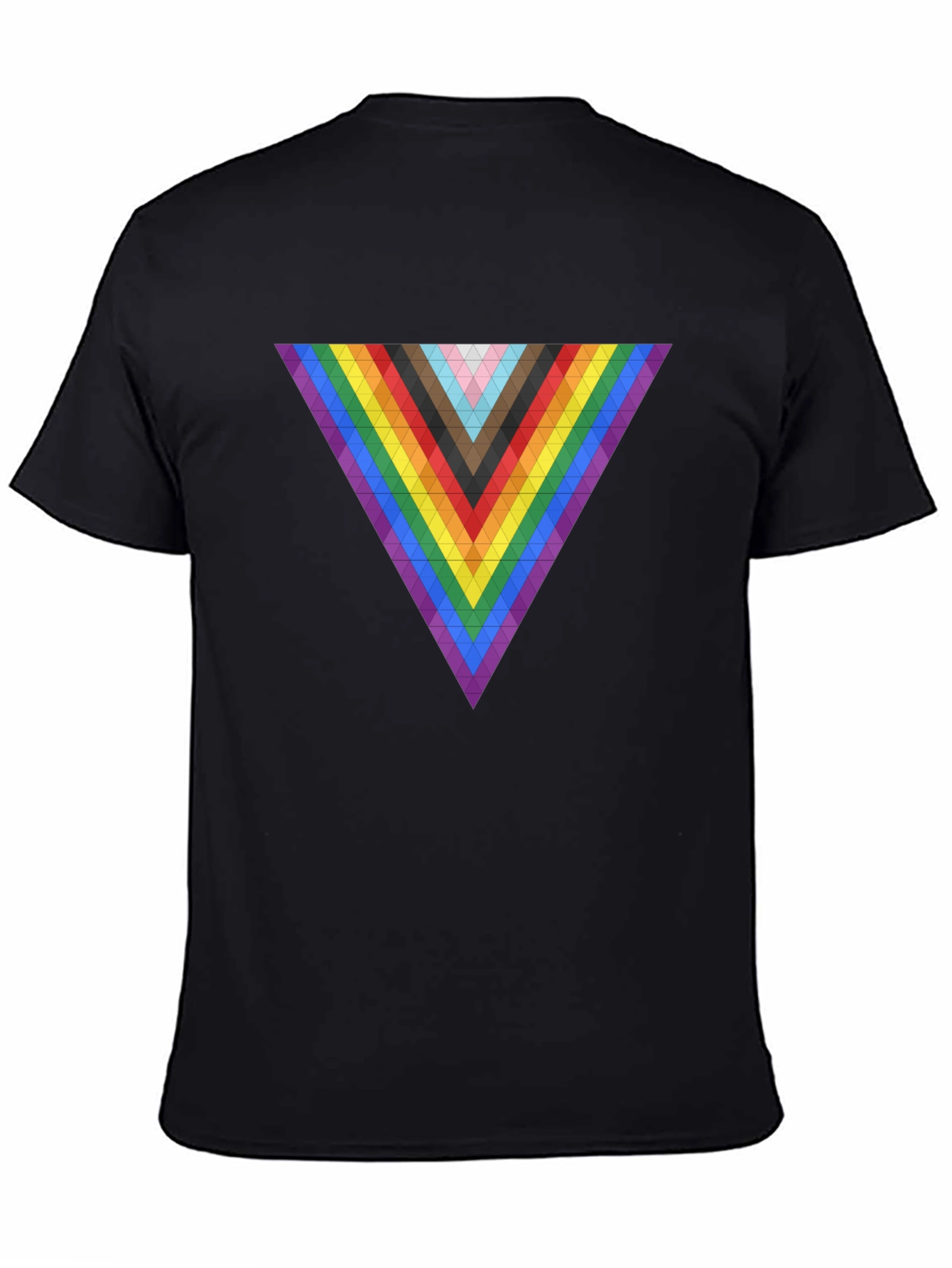 Pride Triangle Graphic Tee - Modern Geometric Design