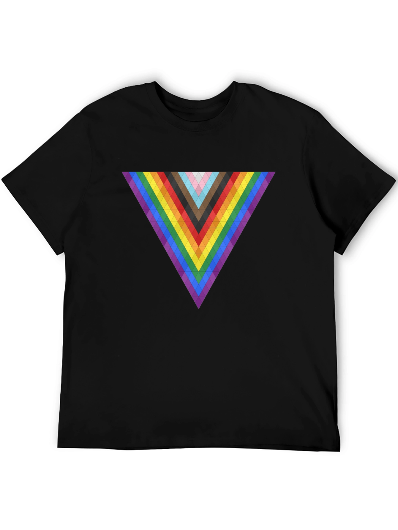 Pride Triangle Graphic Tee - Modern Geometric Design