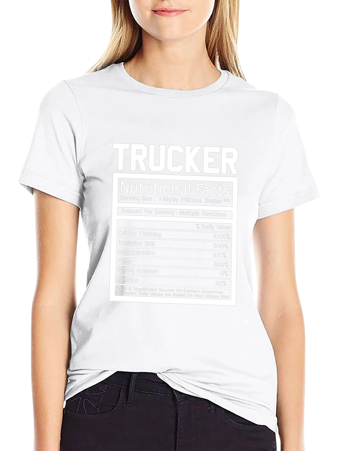 Trucker Nutritional Facts T-Shirt