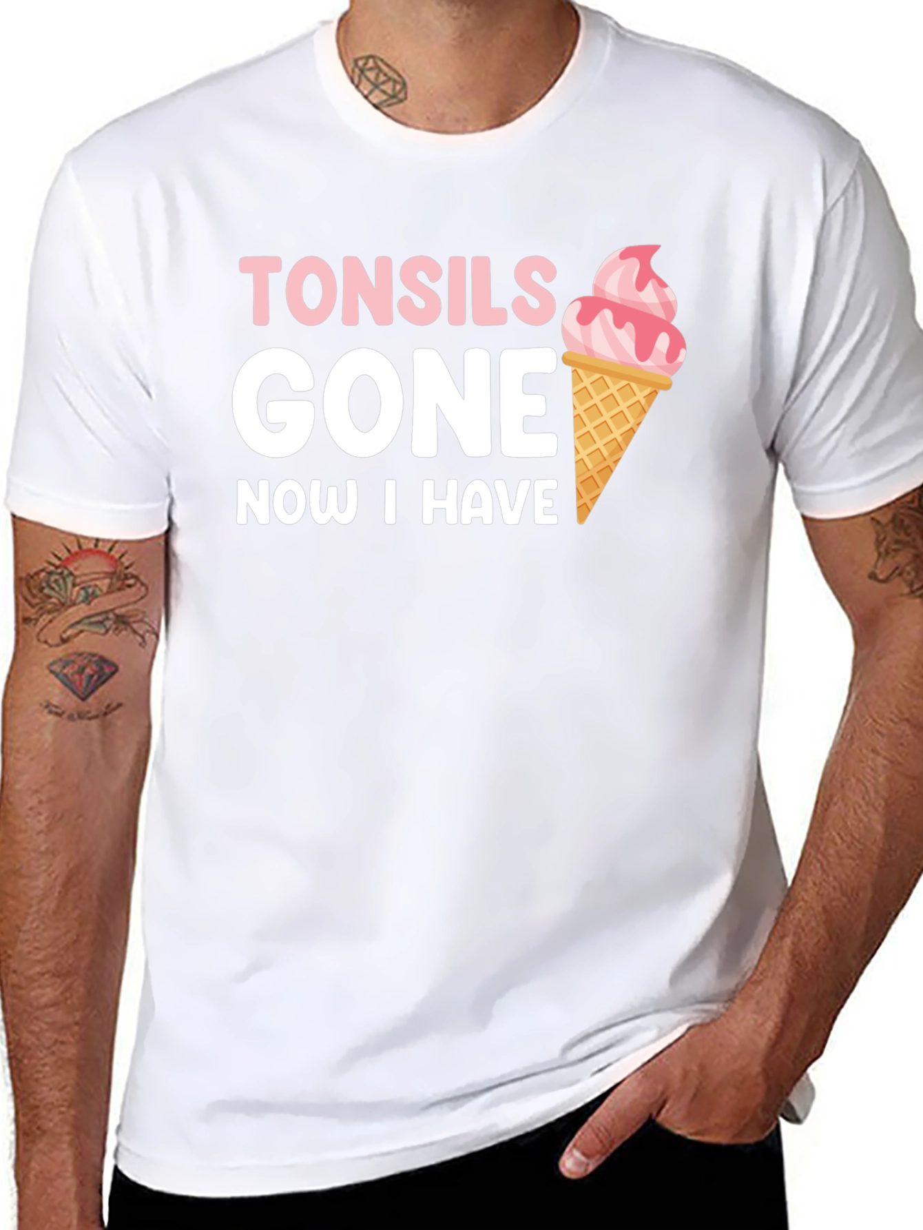 Tonsils Gone Ice Cream T-Shirt