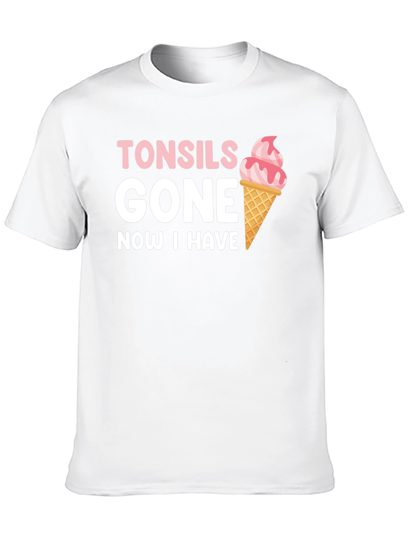 Tonsils Gone Ice Cream T-Shirt
