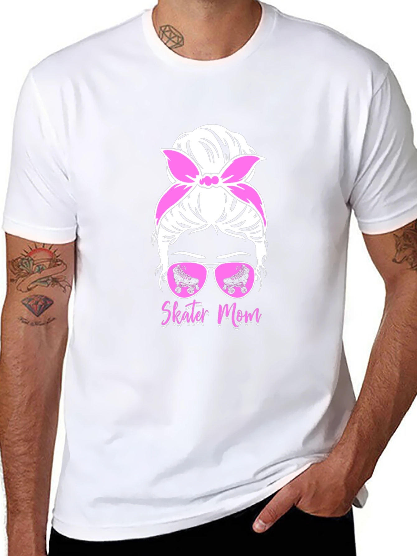 Skater Mom Graphic T-Shirt - Stylish & Comfortable