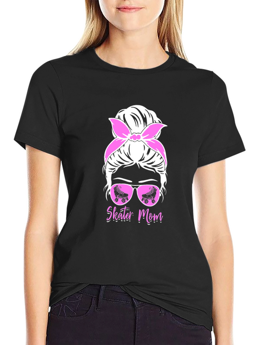 Skater Mom Graphic T-Shirt - Stylish & Comfortable