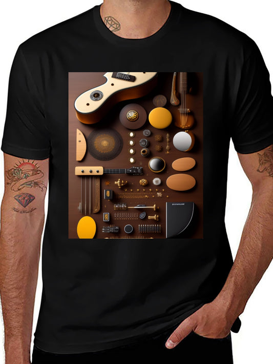 Abstract Music Instrument T-Shirt