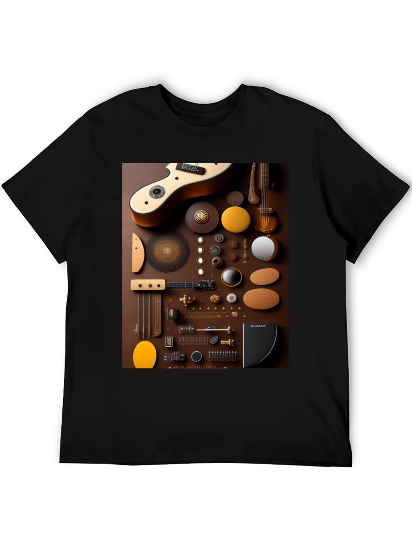 Abstract Music Instrument T-Shirt