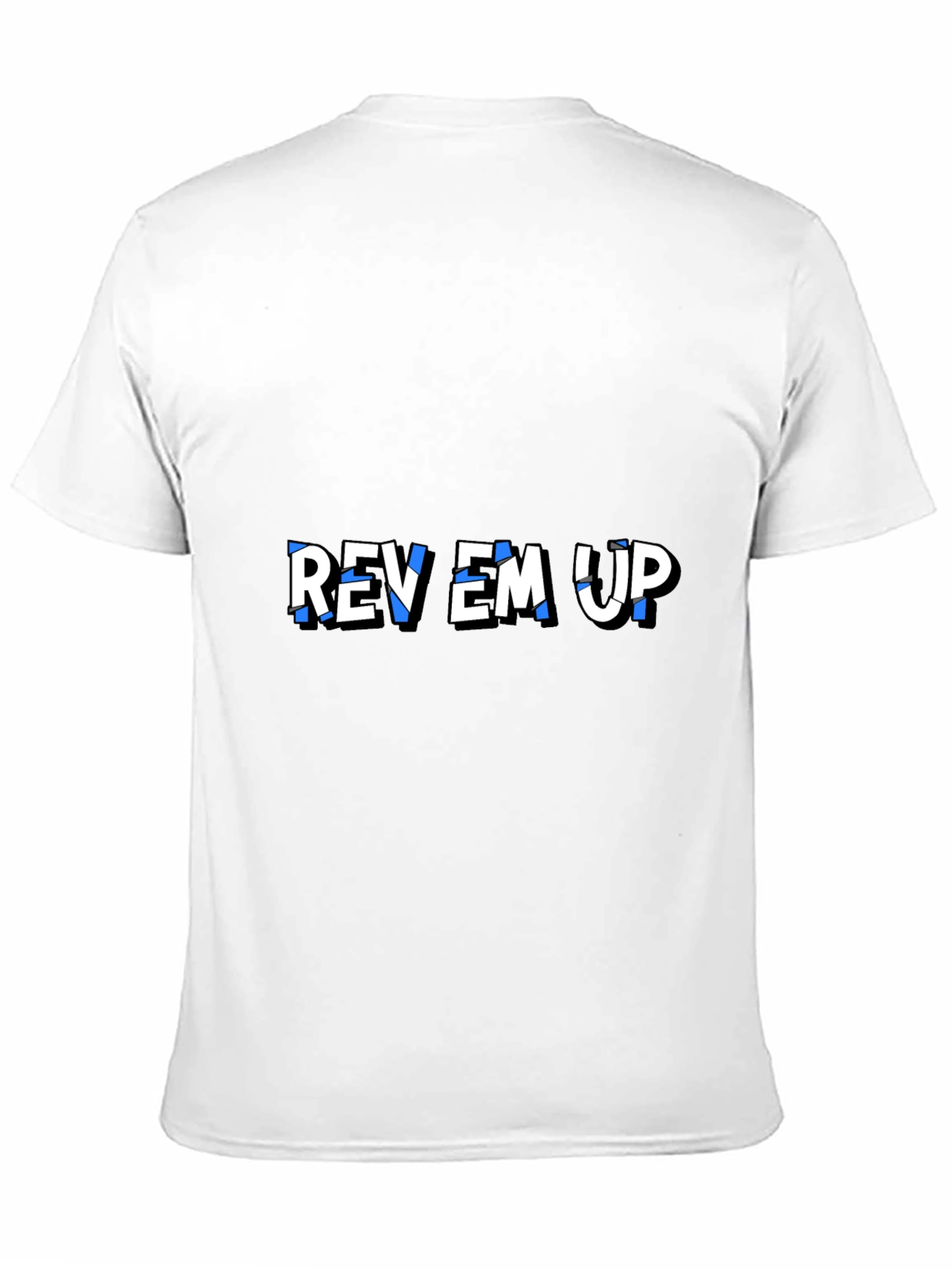Rev Em Up Graphic T-Shirt - Stylish Black Tee