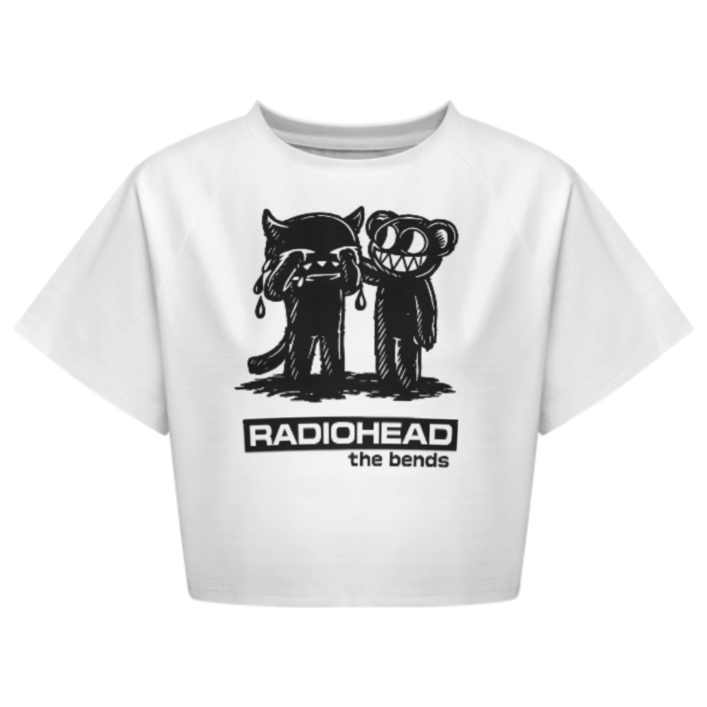 Vintage Alternative Music Graphic Tee, Retro Indie Rock Inspired Shirt, Moody Cartoon Art Top, Grunge Aesthetic Apparel, Dark Streetwear Women’s T-Shirt(z489)
