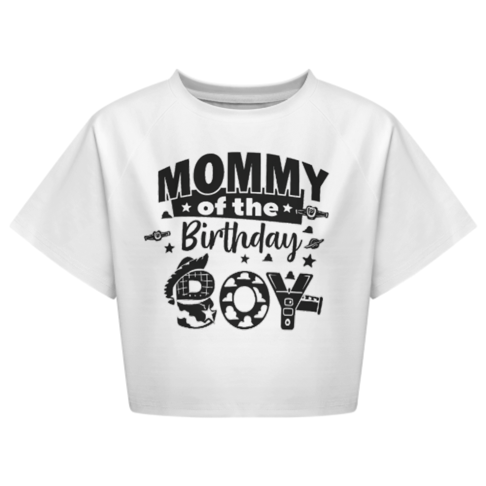 Mommy Of The Birthday Boy Shirt, Cute Birthday Mom Graphic Tee, Birthday Party Mom Top, Fun Family Celebration Apparel, Matching Birthday Outfit T-Shirt(z487)