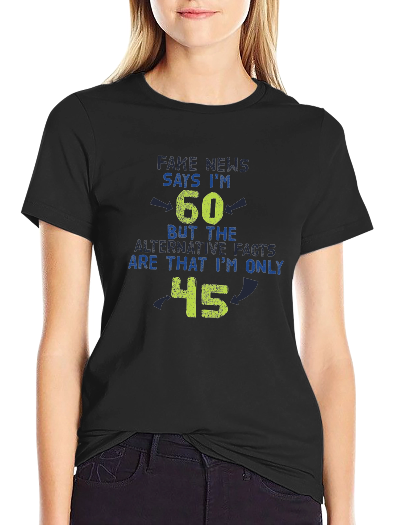 Funny Fake News 60th Birthday T-Shirt - Only 45!