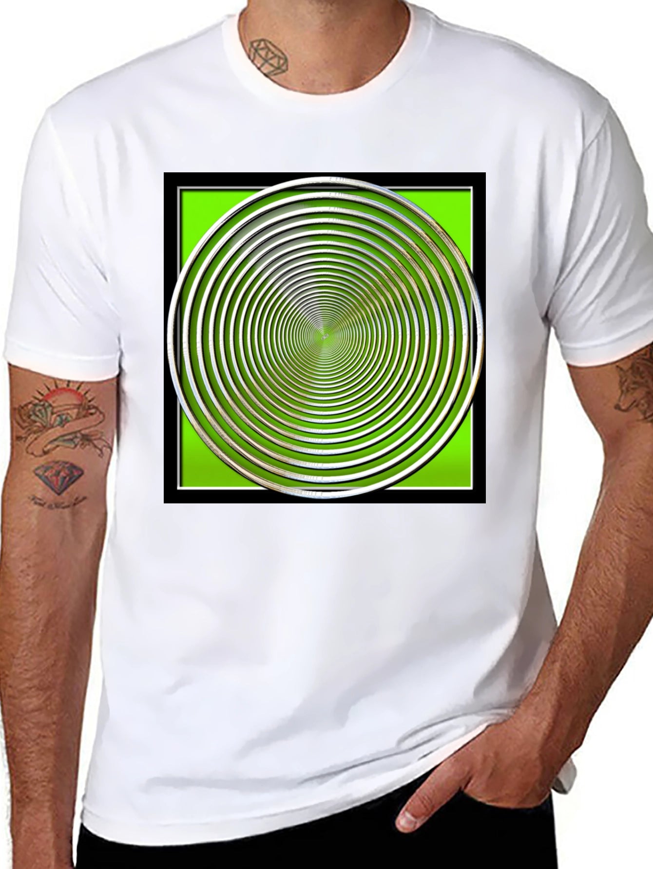 Hypnotic Circle Graphic Tee